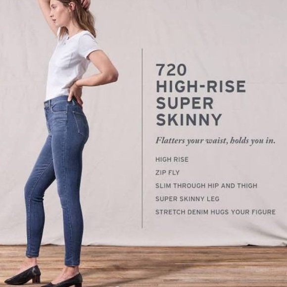 Levi’s 720 high rise skinny crop jean indie disco - Picture 13 of 15